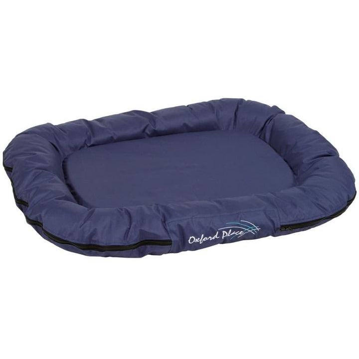 Kerbl Pet Liegekissen Oxford Place blau, 100x70x15 cm L 100 x B 70 x H 15 cm blau, L 100 x B 70 x H