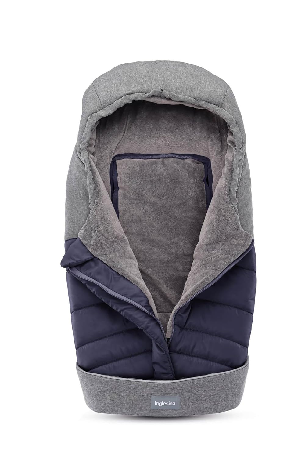 Inglesina Thermischer Winterfusssack, Blau, Warm für die Wiege, Wasserdichtes Gewebe, Weiches und Wa