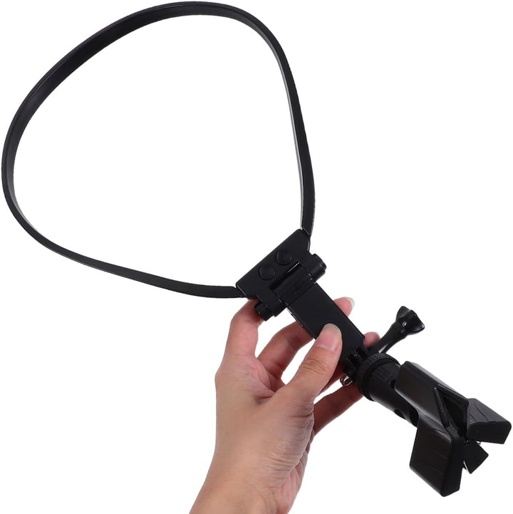 CLISPEED Ergonomische Mikrofon Halshalterung Verstellbar Aus Leichtem Material Tragbarer Nacken Mikr