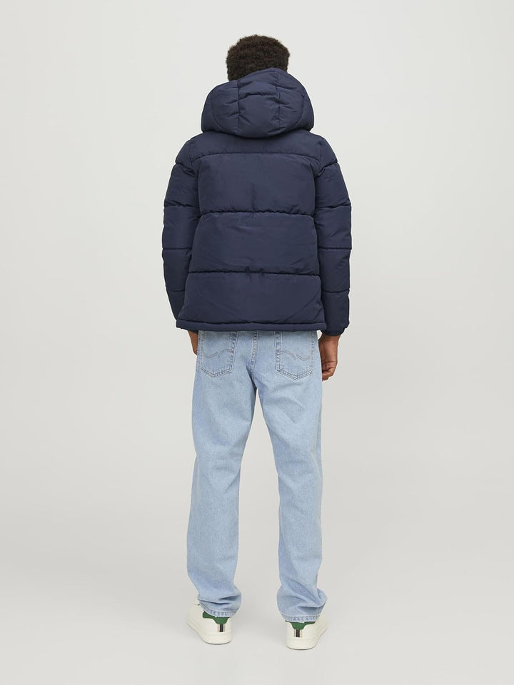 JACK & JONES Jungen Jcospeed Puffer Sn Jnr Jacke 128 Navy Blazer, 128 Navy Blazer