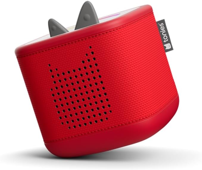 tonies Toniebox 2 Bundle Incl. 2 Benjamin Blümchen, Rot, Audioplayer für Hörbücher, Lieder, Einschla