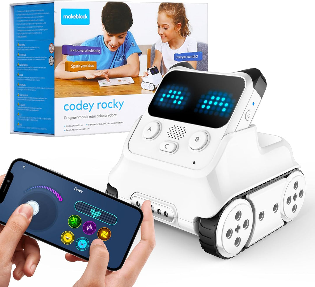 Makeblock Codey Rocky Programmierbarer Roboter, für Kinder, Codierungsroboter, kompatibel mit Scratc