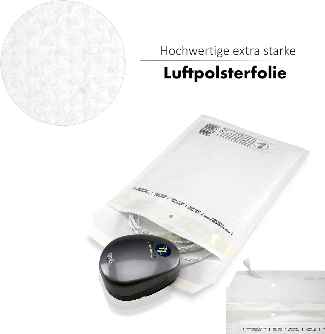 WPTrading - 400 Stück Luftpolstertaschen A5 200 x 275 mm Gr.4 (D) weiss selbstklebend - Kraftpapier