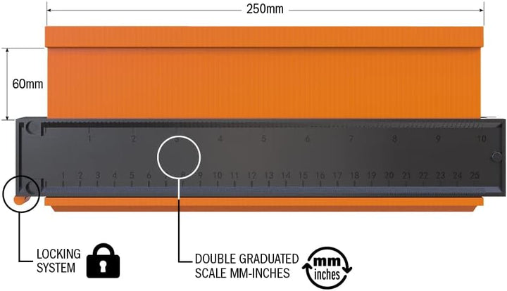 CMT ORANGE TOOLS CDG-001 Konturenrücksteller