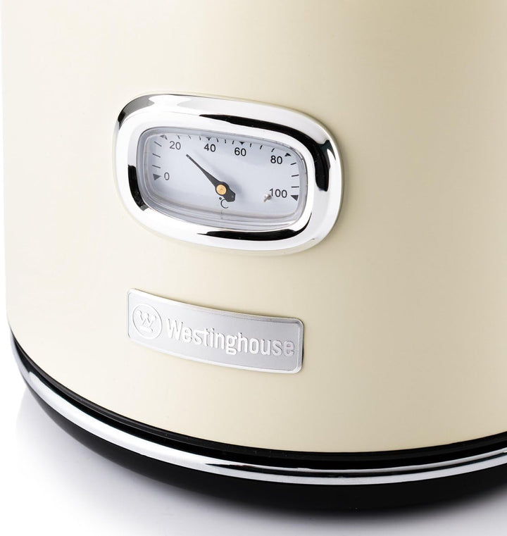 Westinghouse Lighting Retro Wasserkocher Kocher Für Wasser Mit Temperatur & Wasserstandsanzeige, Mit