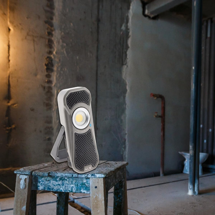 Scangrip ALS AUD601R LED-Akkuhandleuchte Audio Light 600 Lumen inkl. Bluetooth