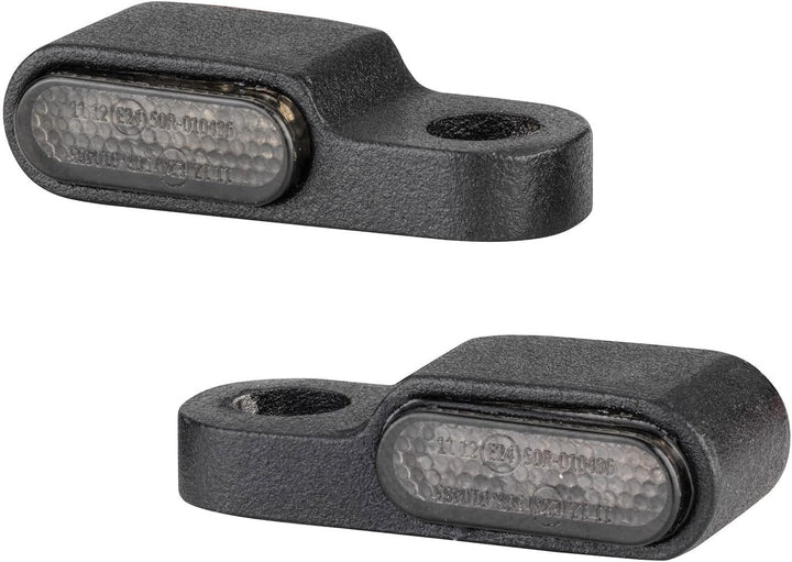 ToXx Motorrad LED Mini Blinker Custom Short für Lenker Armatur Gabel Schwinge e-geprüft universal fü