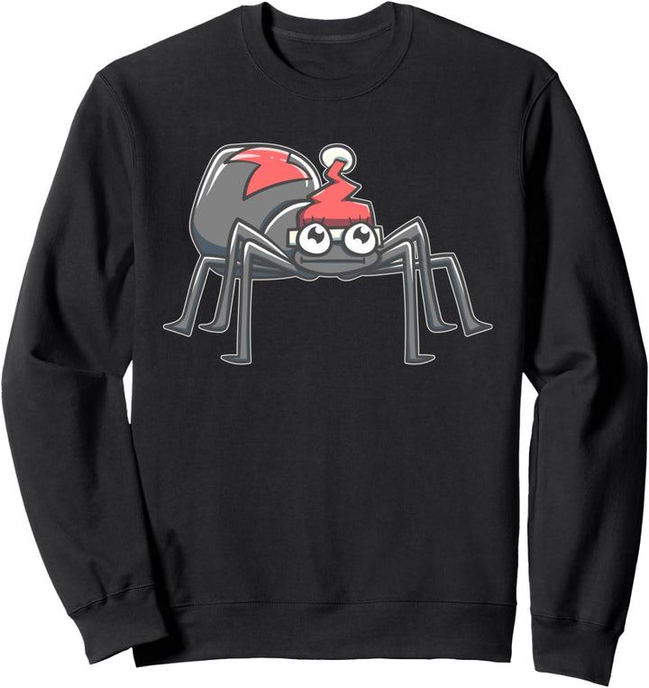 Weihnachten Black Widow Spider Image Sweatshirt