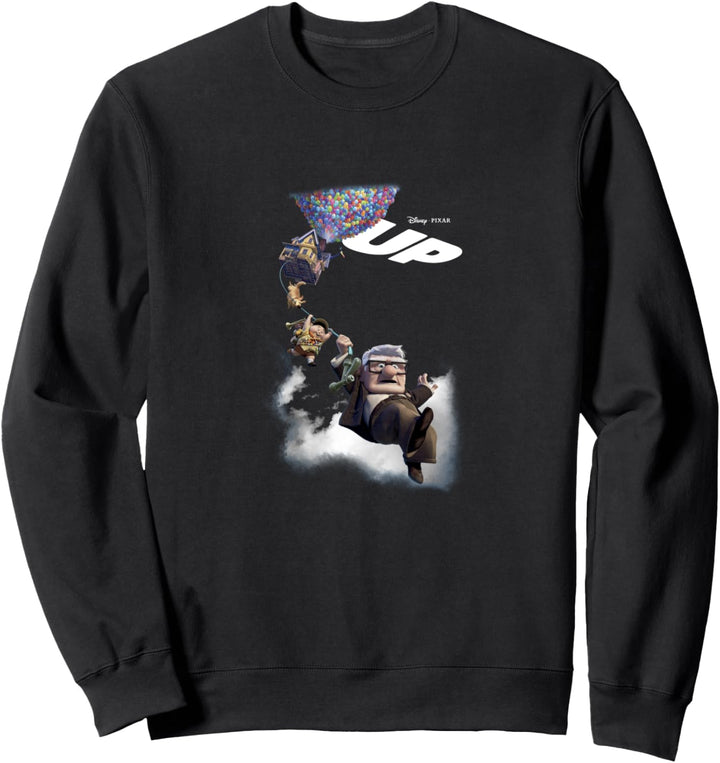 Disney Pixar Up Movie Poster Group Shot Sweatshirt