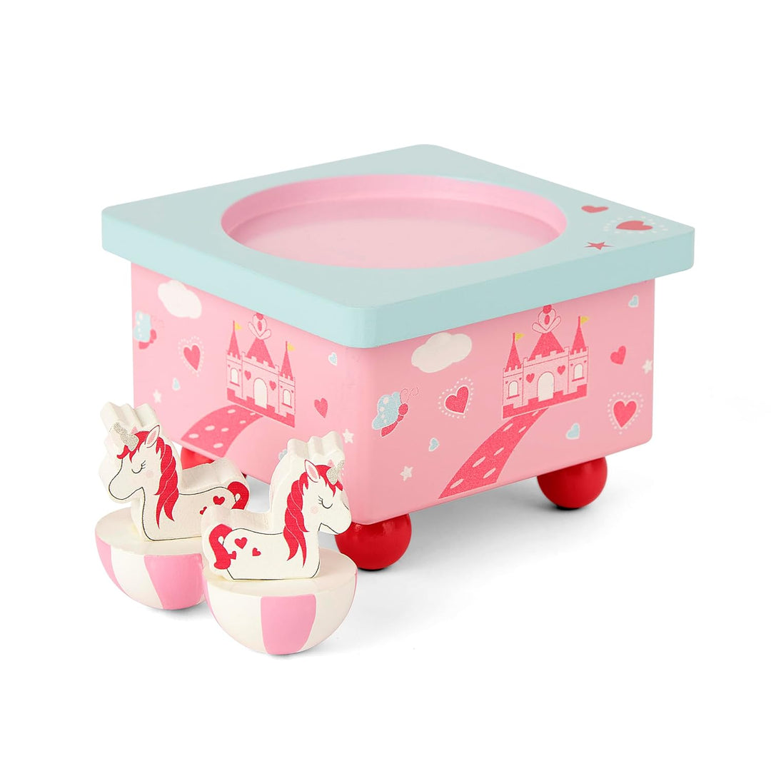 Mousehouse Gifts - Kinder Einhorn-Spieldose aus Holz - für Mädchen