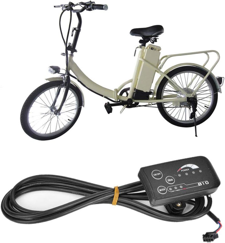 Led Display Fahrrad, Led-Display 36V-48V Elektrofahrrad, Elektrisches Fahrrad 810 LED Anzeige mit 5-