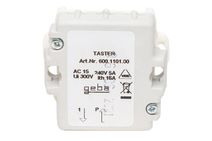 geba Schalteinsatz J-1T/1 einseitig tastend für Schlüsselschalter 1-polig Art. Nr. 600.1101.00 Einfa