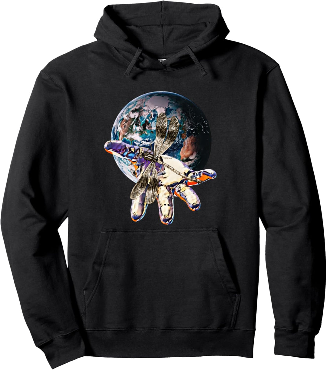 Libelle Insekten Motiv bunte Flügel Insekt Design Libellen Pullover Hoodie