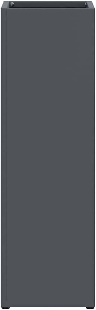 vidaXL Sonnenschirmhalter Anthrazit 15,5 x 15,5 x 49 cm Metall, Stylischer Wohnzimmer-Speicher, rech