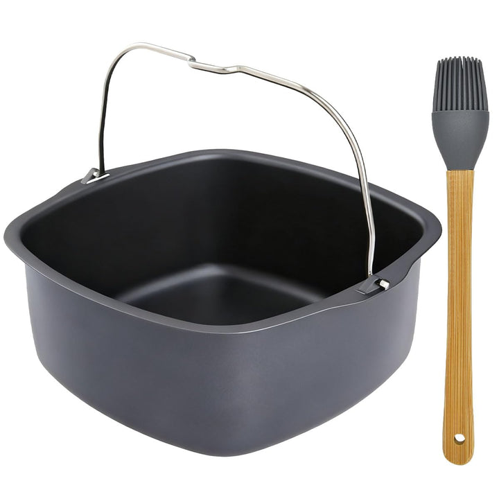 Airfryer Backform 22 cm Heissluftfritteuse Backform Muffinformen für Airfryer XL Auflaufform Wiederv