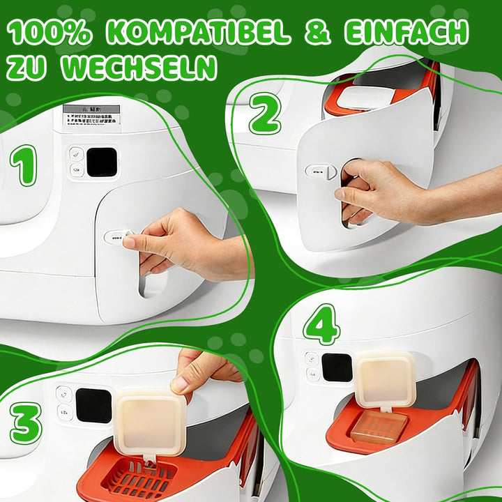 6 Stück N50 2.0 Geruchsvernichter für Petkit Pura Max/Max 2 | Geruchsentferner Pods | Neutralisiert