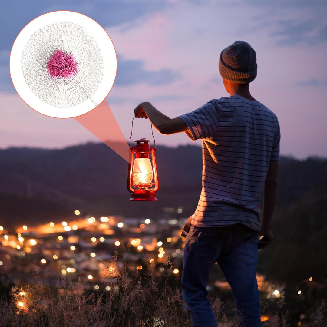 Glühstrumpf Gaslampe, Campingaz Lampe Gluehstrumpf, 20 Stück Glühstrumpf für Gaslaterne Camping-Gas-