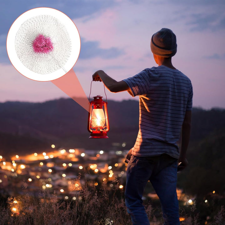 Glühstrumpf Gaslampe, Campingaz Lampe Gluehstrumpf, 20 Stück Glühstrumpf für Gaslaterne Camping-Gas-