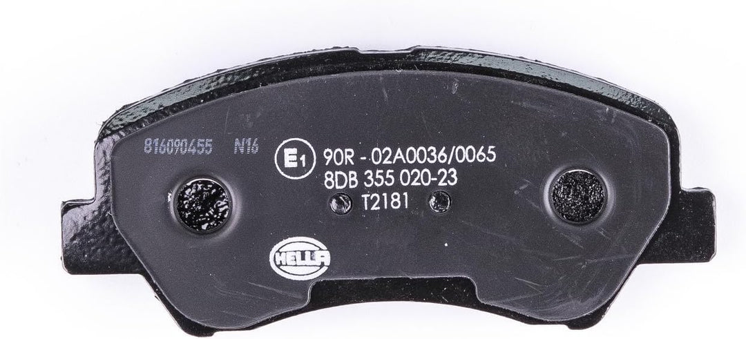 HELLA PAGID 8DB 355 020-231 Bremsbelagsatz - T2181 - Dicke/Stärke: 17.8mm - Bremssystem: Mando - mit