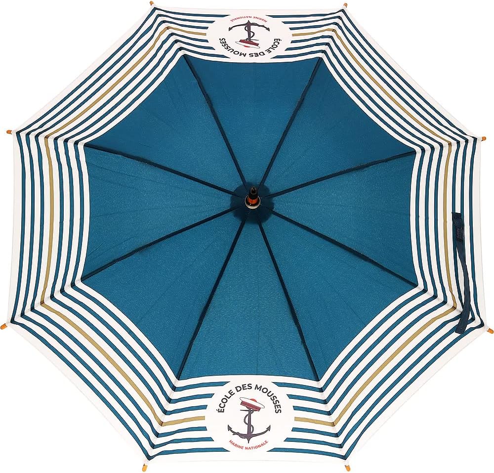 Vilac 9302 Regenschirm für die Schule der Moos, Marineblau, Mehrfarbig