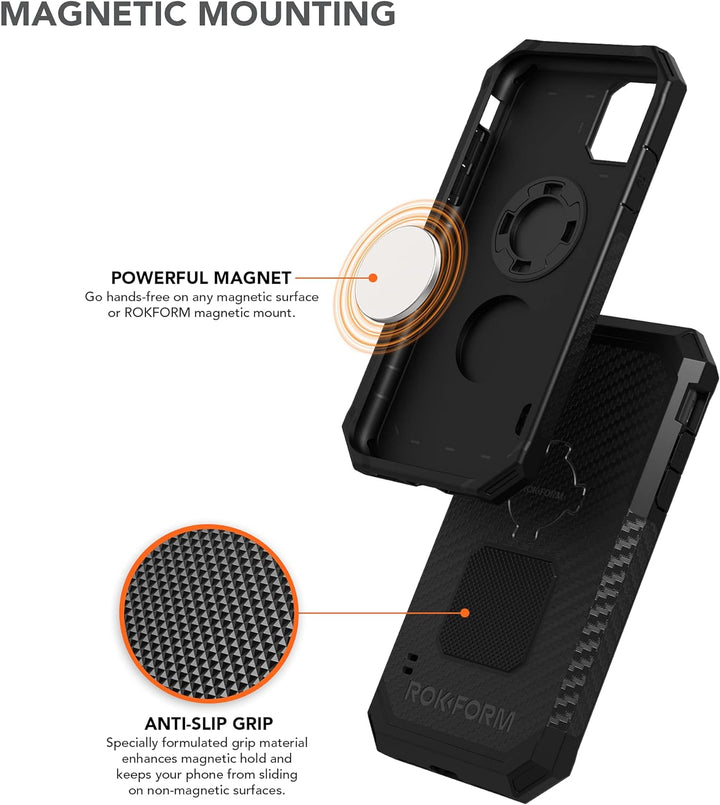 Rokform - Schutzhülle für iPhone 11, Rugged Series, magnetische Schutzhülle für Apple Gear, iPhone-H