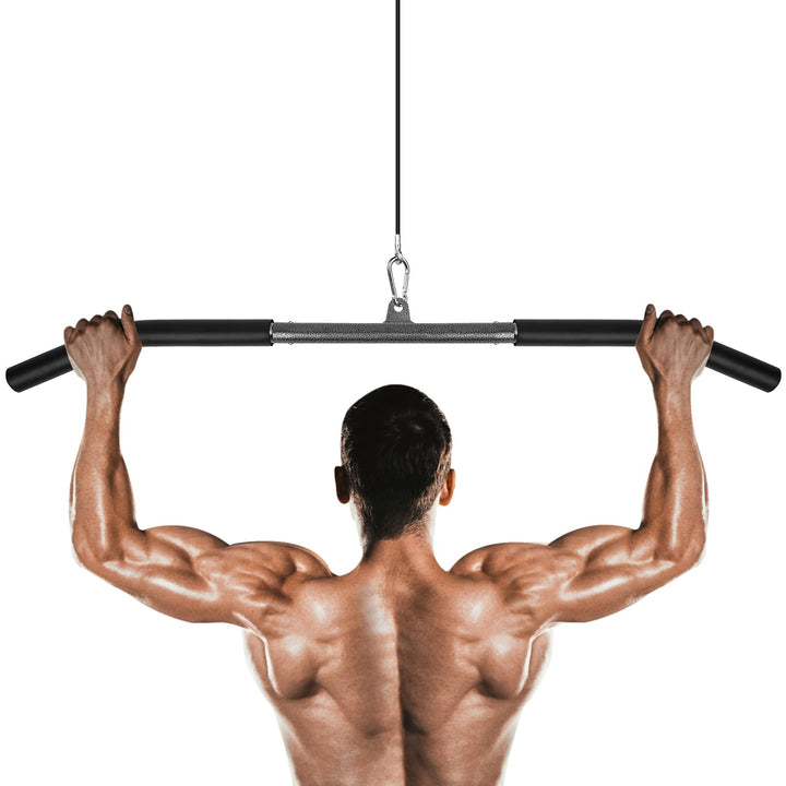 Lyndwin Latzugstange Bizeps Stange Klimmzugstangen Zugstange Muskelzugstange für Zuhause Bodybuildin