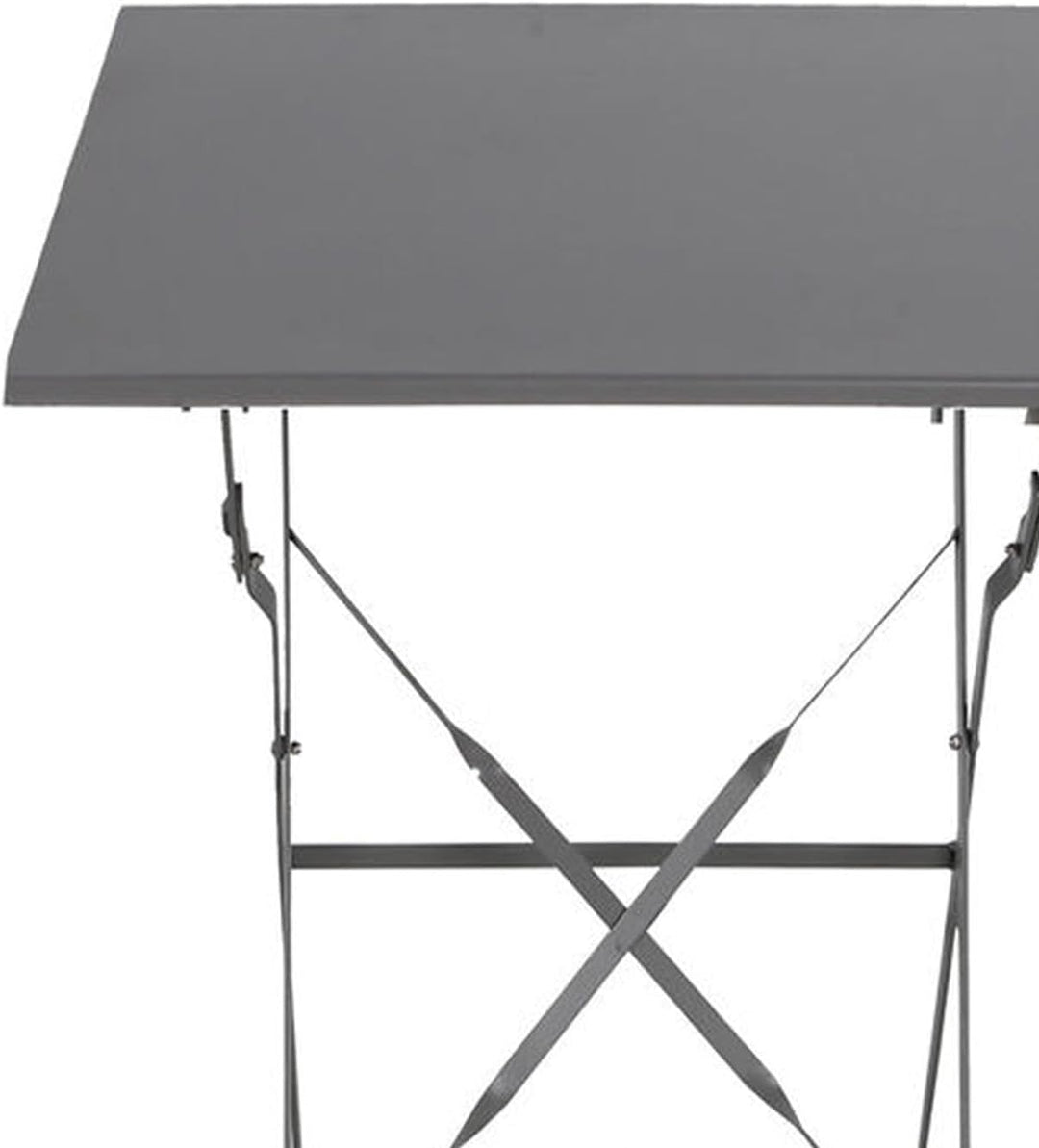 Mojawo Outdoortisch Bistrotisch Klapptisch Campingtisch Balkontisch Gartentisch Metall 60x60xH71cm A