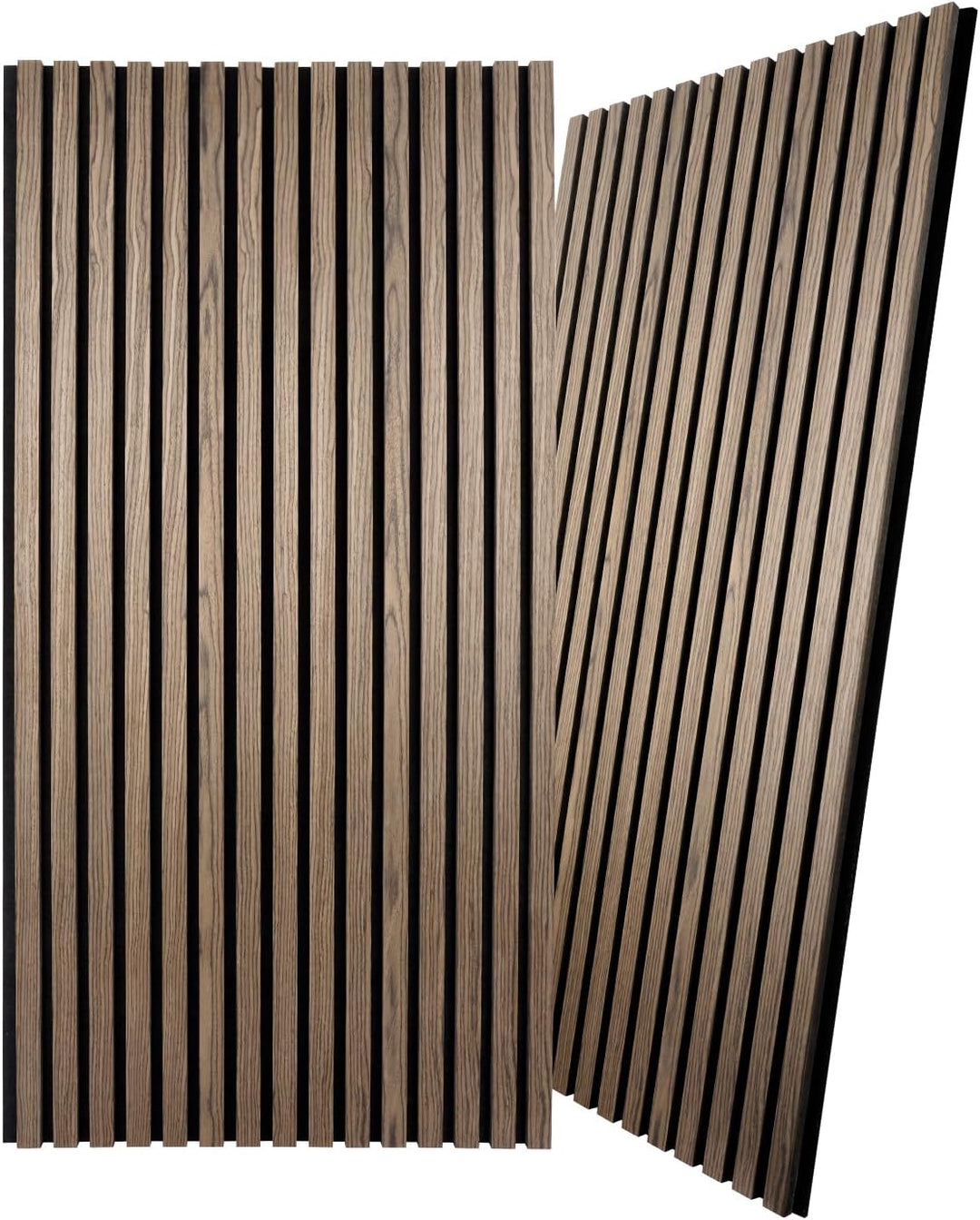 2 Holz-Schallwandpaneele, 120 * 60cm Holzlatten-Akustikpaneele Schallabsorbierend, Lärmdämpfende Pan