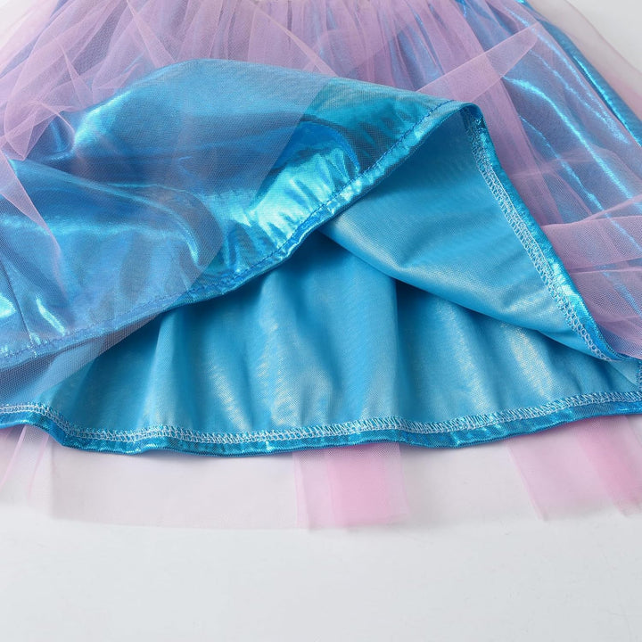 DXTON Mädchen Einhorn Kleider Prinzessin Kleid Party Geburtstag Ferien Baby Kleid Gr. 90-130 Rosash8