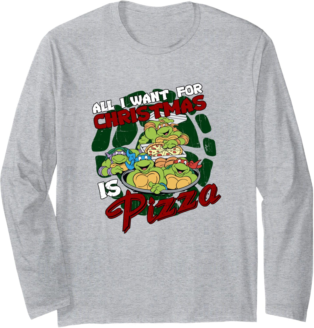 Teenage Mutant Ninja Turtles Pizza Shell Group Langarmshirt