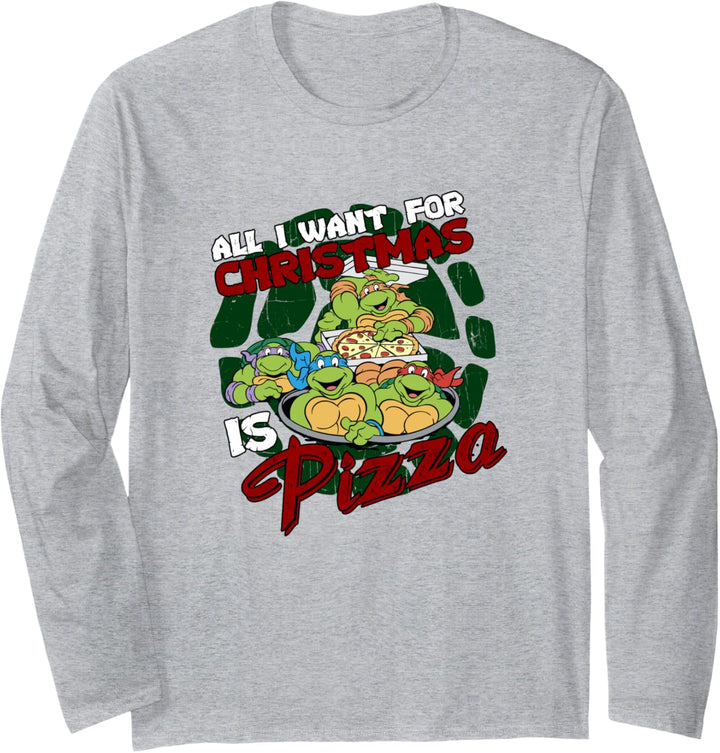 Teenage Mutant Ninja Turtles Pizza Shell Group Langarmshirt