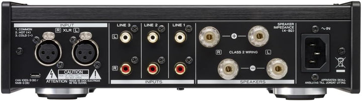 Teac AX-505-S Stereo Vollverstärker (115 Watt je Kanal, Stromsparfunktion, Kopfhörerverstärkerschalt