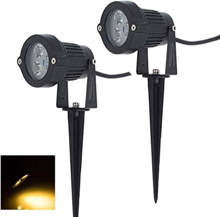 10er 3W LED Gartenspots Aussenlampe Spike Lights 220V Outdoor Dekorative Landschaftsbeleuchtung (War