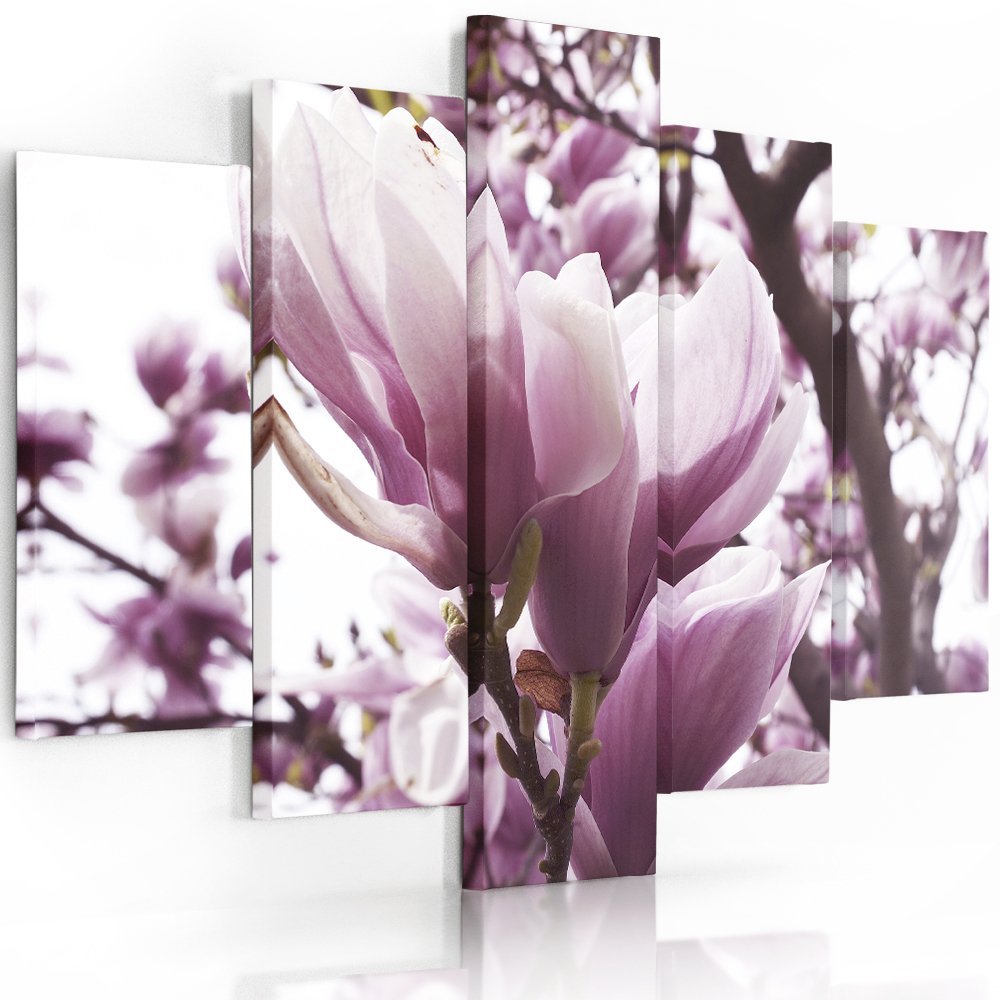Feeby. Leinwandbild - 5 Teile - Bilder, Wand Bild, Wandbilder, Kunstdruck XXL, 5-Teilig, Typ A, 200x