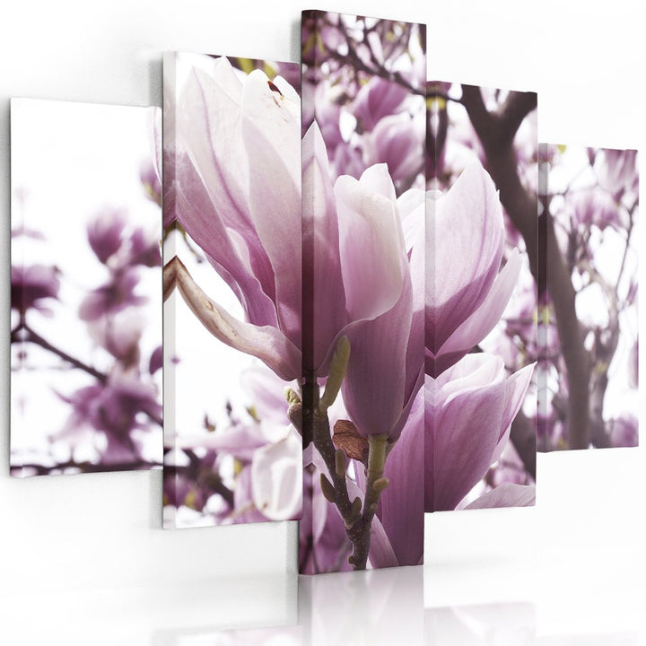 Feeby. Leinwandbild - 5 Teile - Bilder, Wand Bild, Wandbilder, Kunstdruck XXL, 5-Teilig, Typ A, 200x