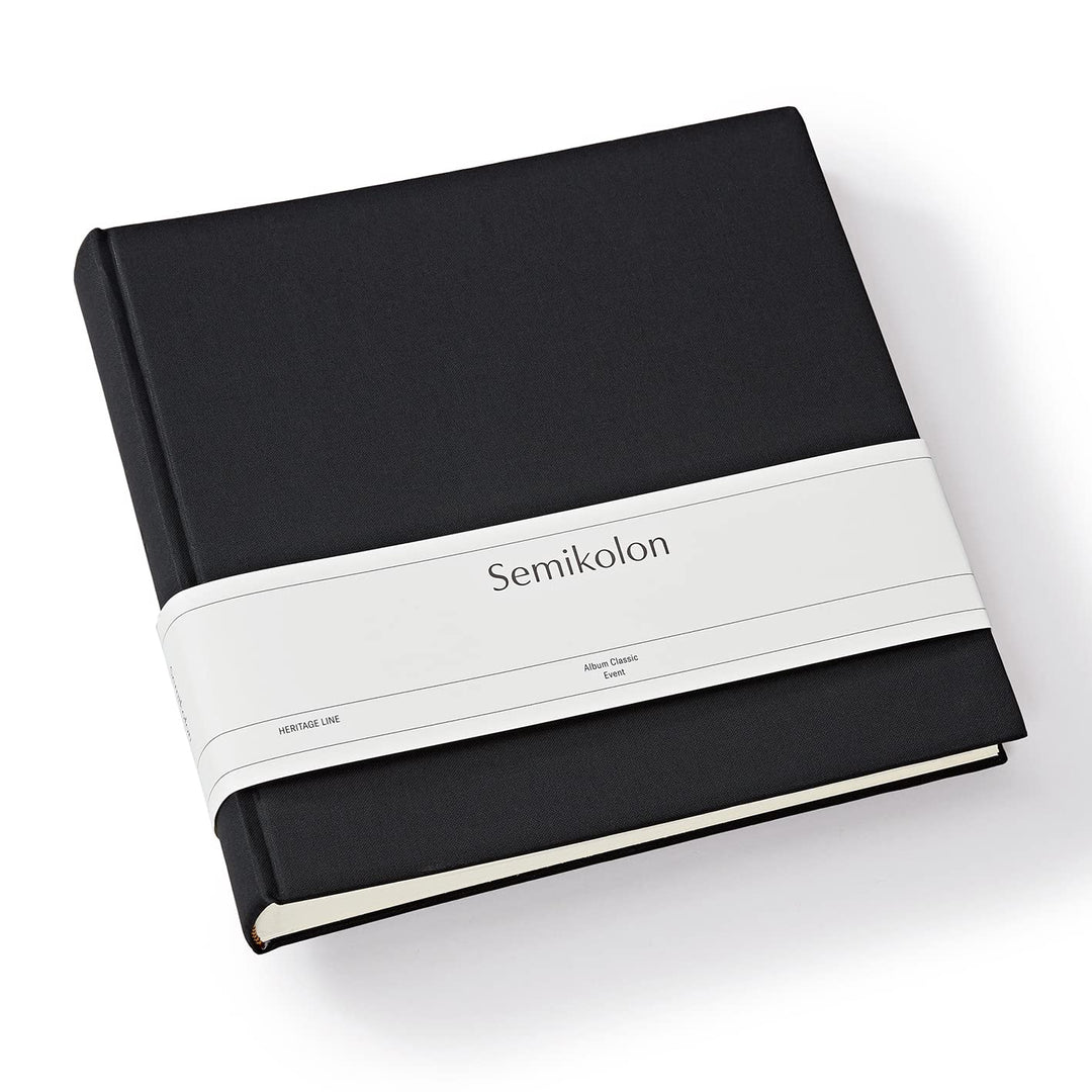 Semikolon 368382 Foto-Album Classic Event – 24 x 23 cm – 60 Seiten cremefarben, für ca. 60 Fotos – b