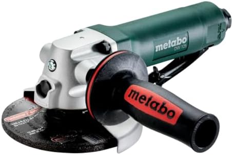 metabo Druckluft-Winkelschleifer DW 125-125 mm Scheiben-Ø, 6,2 bar Arbeitsdruck, 500 l/min Luftbedar