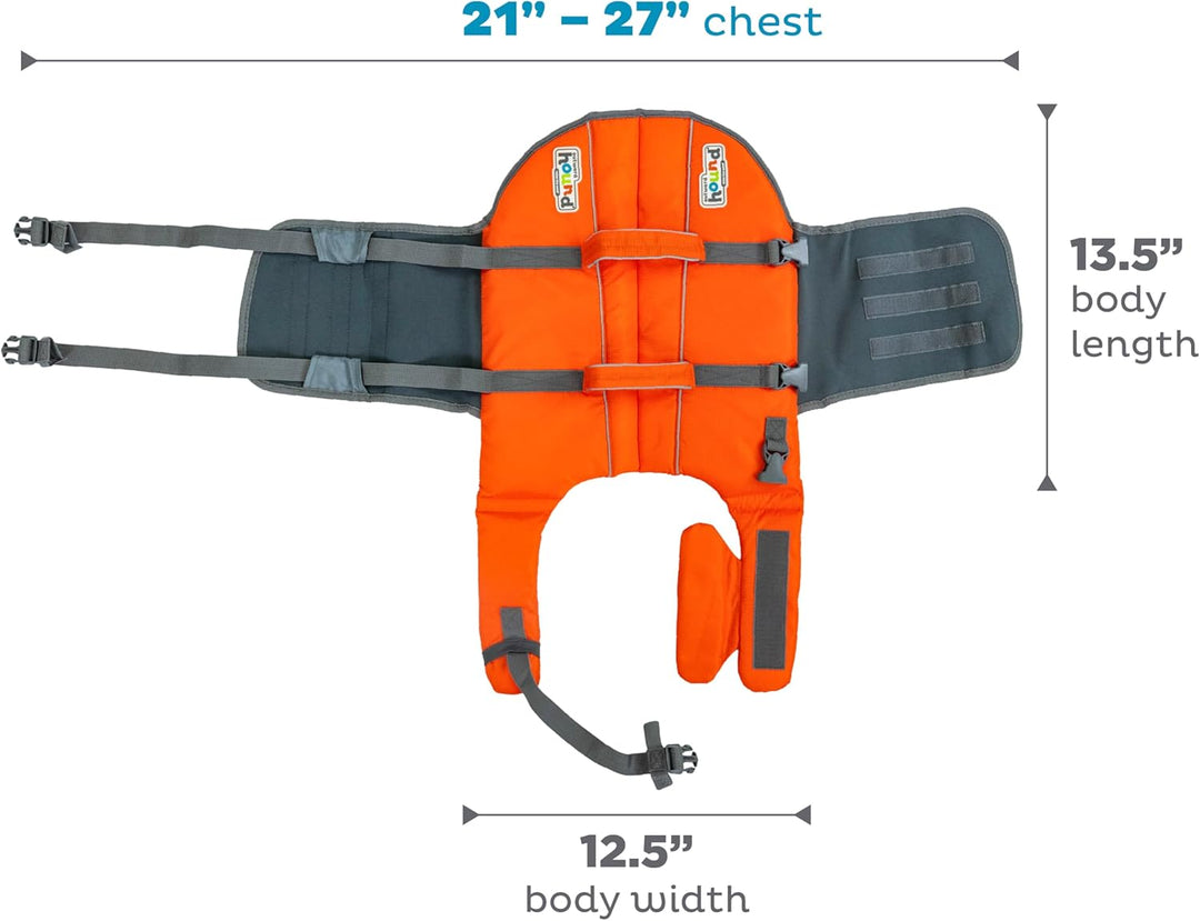 Kyjen 22020 Outward Hound Ripstop Quick Release Easy Fit Rettungsweste für Hunde, verstellbar, Gröss
