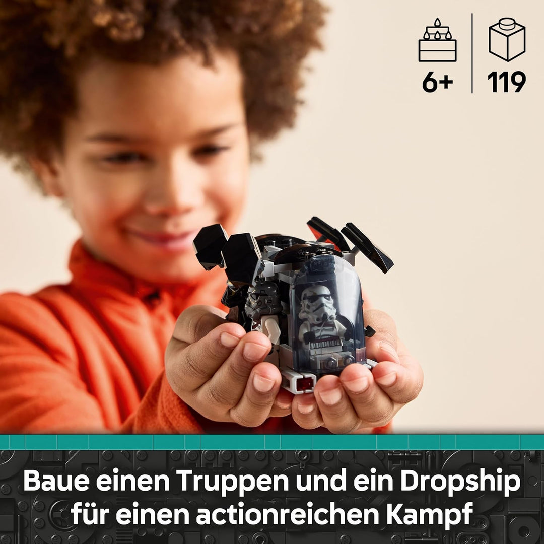 LEGO Star Wars 75412 Todestruppler & Nachttruppler Battle Pack - Bauspielzeug mit Dropship und 4 Min