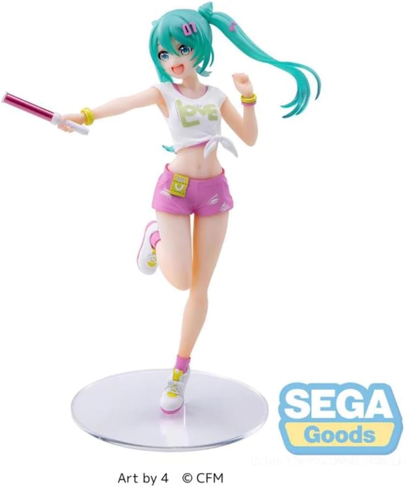 SEGA GOODS Hatsune Miku – Hatsune Miku Live Cheering – Figur Luminasta 20 cm
