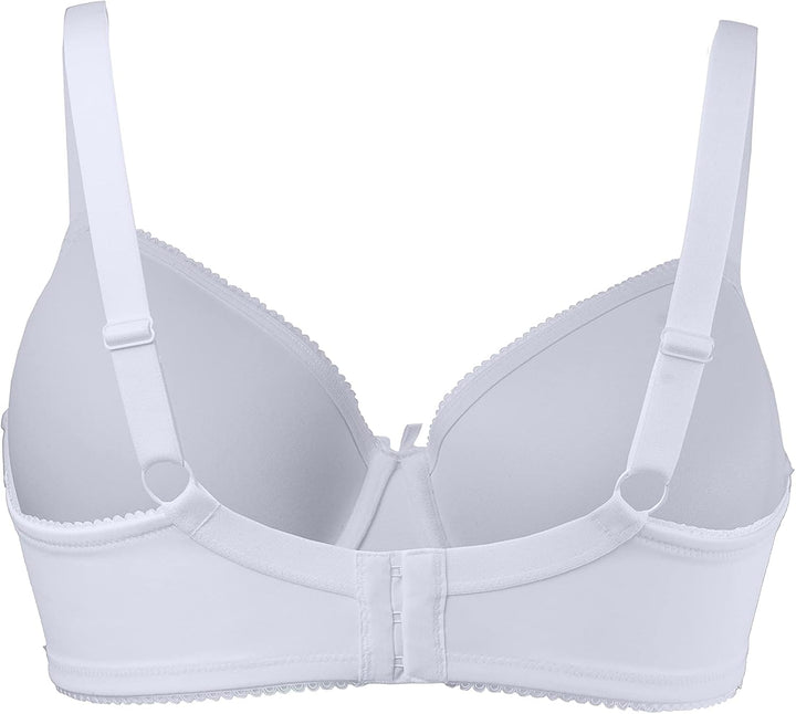 Ulla Popken Damen Basic, Rundhalsausschnitt, Slim, Baumwolle T-Shirt 85E Weiss, 85E Weiß