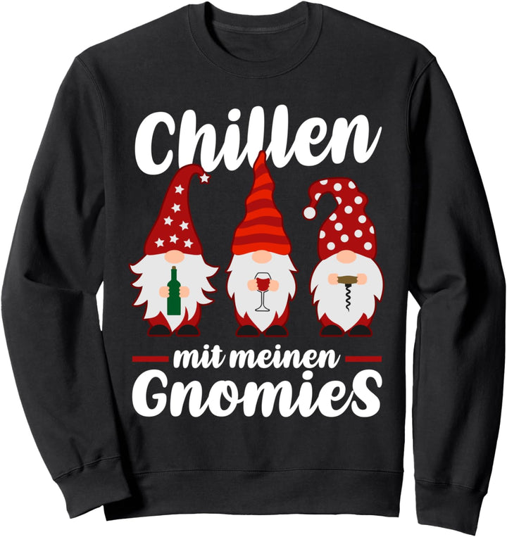 Weihnachtsmann Weihnachtsgnome Frohe Weihnachten Sweatshirt