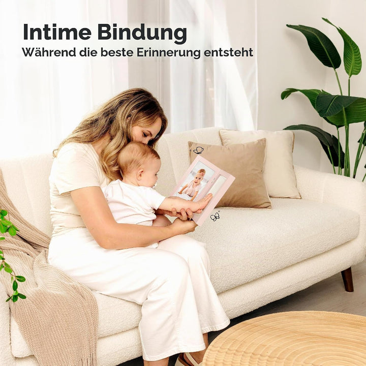KeaBabies Baby Handabdruck und Fussabdruck Set - Geschenke für Mädchen, Jungen - Personalisierte Fus