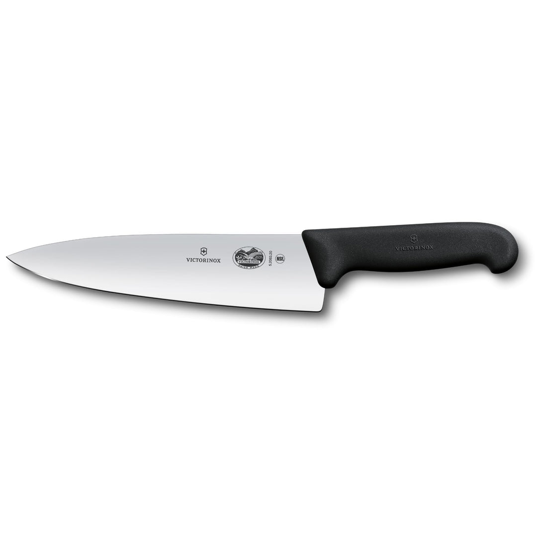 Victorinox 5.2063.20, coltello per sfilettare in acciaio inox da 20 cm, nero, standard Single, Singl