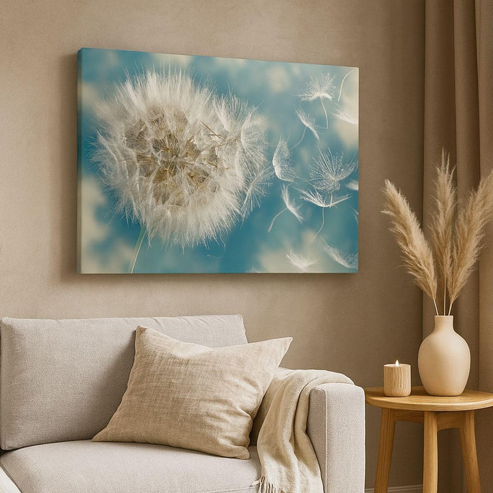 Bilder auf Leinwand 100x70cm Leinwandbild mit Rahmen Baby Sommer Pflanze Gross Wanddeko Bild Schlafz