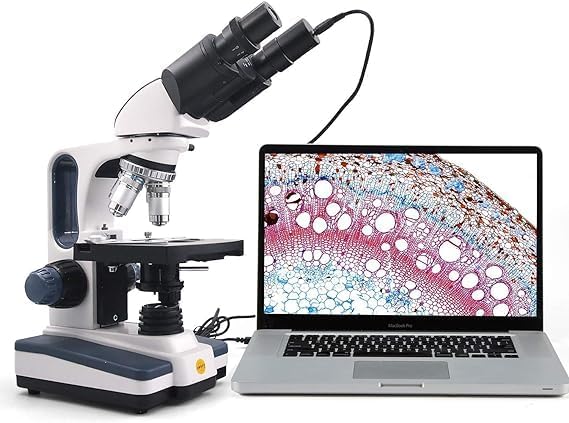 SWIFT SW350B 40x-2500x Magnification Binocular Lab Microscope Research Quality Boiling Pot Head Mech
