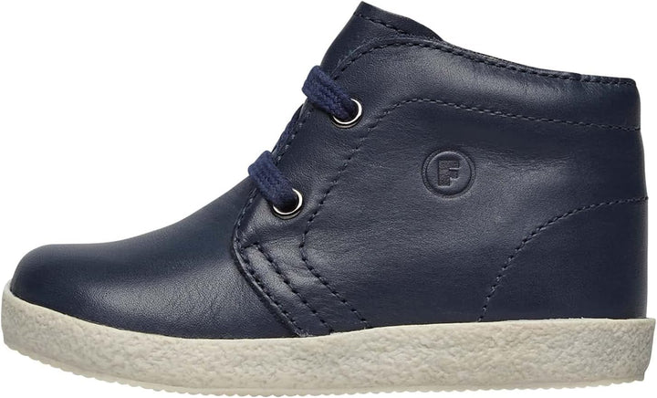 Falcotto Schnürschuhe aus gebürstetem Nappaleder 19 EU Blau Navy F Do Osso 1c50, 19 EU Blau Navy F D