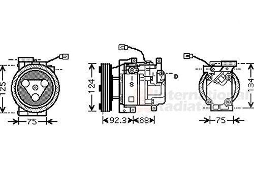 VAN WEZEL 2700K219 Kompressor, Klimaanlage