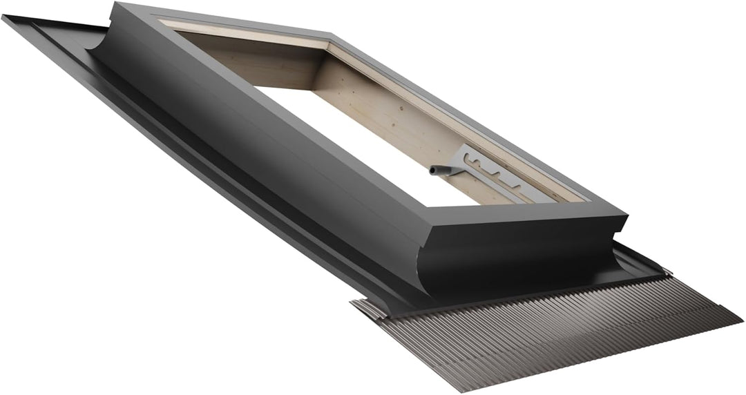 Emica - Dachfenster Best Vasistas aus Aluminium | Verglasung mit Hagelschutz und Innenverglasung 4T-