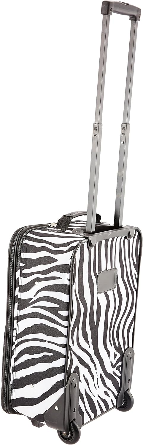 Rockland Fashion Softside Gepäck-Set, aufrecht stehend, Zebra, Einheitsgrösse, Fashion Softside Gepä